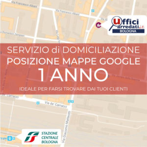 Domiciliazione posizione mappe google a bologna 1 anno